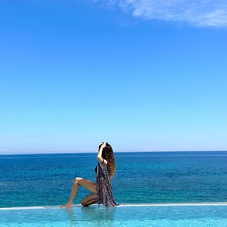 Sunset Seafront With Infinity Pool * Santa Flavia