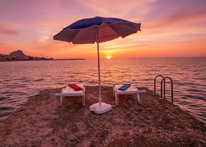 Sunset Seafront With Infinity Pool Apartment Santa Flavia